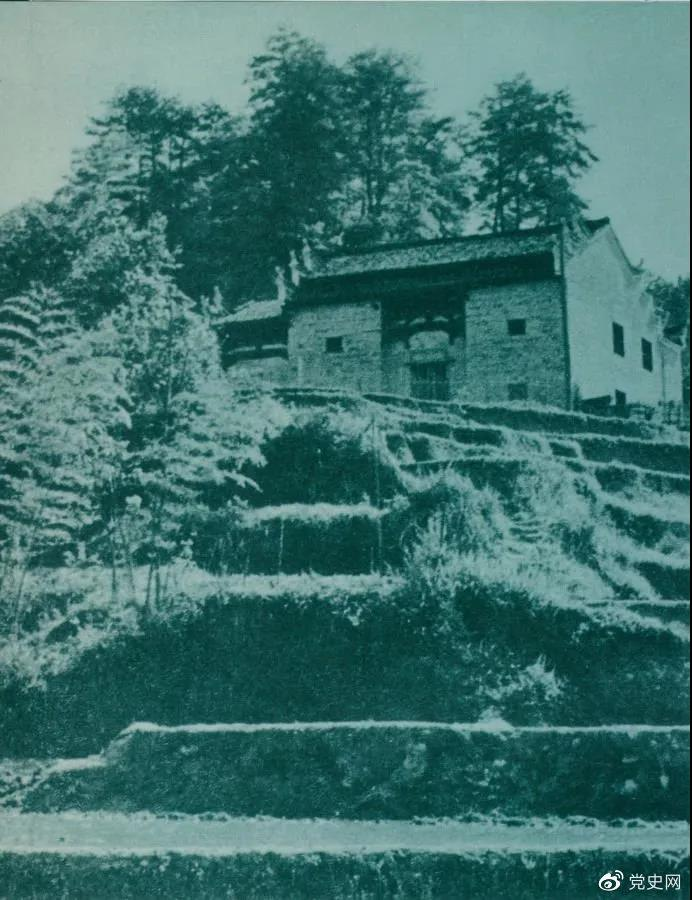 1928年5月，湘贛邊界工農(nóng)兵蘇維埃政府在寧岡茅坪成立。圖為湘贛邊界工農(nóng)兵蘇維埃政府舊址。